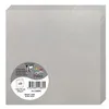 Image de Pack de 25 cartes pliées Pollen 135 x 135 mm Argent