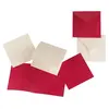 Image de Clairefontaine - Carte Double 160x160 Groseille - Paquet De 25