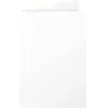 Image de 25 Cartes double Pollen - Blanc - 110x155mm
