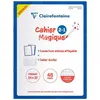 Image de Cahier - 24x32(cm) - Grands carreaux - 48 pages - couverture en carton - sans spirale - Clairefontaine