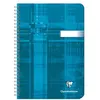 Image de Cahier spirales Clairefontaine Metric A5 14,8 x 21 cm blanc ligné 180 pages - Lot de 5 - Assorties