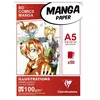 Image de Bloc illustration manga CLAIREFONTAINE A5 50 feuilles 100g