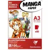 Image de Bloc dessin - Manga illustration - 50 feuilles A3 - 100 g