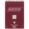 Image de Clairefontaine, Cahier + bloc-notes, Techniques sèches (A5, Blanc)