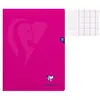 Image de Cahier - 24x32(cm) - Grands carreaux - 48 pages - couverture en polypro - sans spirale - Clairefontaine - Mimesys
