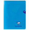 Image de Cahier de 96 pages séyès Clairefontaine Mimesys 17 x 22 cm Bleu