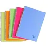 Image de Clairefontaine linicolor 328145c cahier à spirale ligné avec marge 100 pages 90 g a4 couleur aléatoire