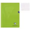 Image de Cahier - 24x32(cm) - Petits carreaux - 96 pages - couverture en polypro - sans spirale - Clairefontaine - Mimesys