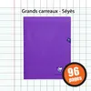 Image de Cahier petit format Clairefontaine Mimesys 17 x 22 cm 96 pages Violet