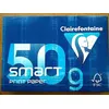 Image de Clairefontaine Smart 1932 Ramette de 500 feuilles papier 50 g Format A4 Blanc Lot de 6