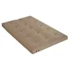 Image de Matelas futon 140x190 cm idliterie accueil ferme soutien mi-ferme epaisseur 15 cm housse de matelas