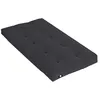 Image de Matelas Futon Latex Gris Anthracite 90 x 190 cm