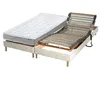 Image de Lit Electrique Matelas Mousse Accueil Memoire De Forme + Sommier Electrique 2x80x200