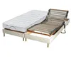 Image de Lit Electrique Matelas Latex 5 Zones + Sommier Electrique 2x80x200 Reglage Fermete Lombaire