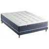 Image de Ensemble Matelas Ressort 7 zones + Mémoire de forme + Sommier KING STYLE Fabriqué en France Dimensions - 140 x 190 cm