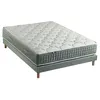Image de Ensemble + matelas Ressort 7 zones Face Hiver/Eté différente HYGGE Fabriqué en France Dimensions - 160 x 200 cm