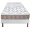 Image de Ensemble Matelas Latex 3 Zones Pure + Sommier 90x190 Sommier Blanc