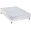 Image de Ensemble Matelas Latex 3 Zones Pure + Sommier 140x190 Sommier Blanc