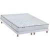 Image de Ensemble Matelas Ressorts Cosmos + Sommier 2x90x200 Sommier Blanc
