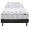 Image de Ensemble Matelas Ressorts Fermes Biconiques Spectre + Sommier 90x190 Sommier Noir