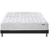 Image de Ensemble Matelas Ressorts Fermes Biconiques Spectre + Sommier 140x190 Sommier Noir