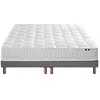 Image de Ensemble Matelas Ressorts COSMOS + Sommier - Made in France Dimensions - 2x80 x 200 cm, Sommier - Gris chiné