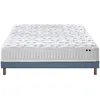 Image de Ensemble Matelas Ressorts Fermes Biconiques Spectre + Sommier 140x190 Sommier Bleu Denim