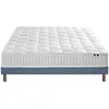 Image de Ensemble Matelas Ressorts Cosmos + Sommier 140x190 Sommier Bleu Denim