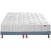 Image de Ensemble Matelas Ressorts Cosmos + Sommier 2x80x200 Sommier Bleu Denim