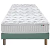 Image de Ensemble Matelas Ressorts Fermes Biconiques Spectre + Sommier 90x190 Sommiervert Celadon