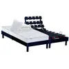 Image de Pack relaxation 100% latex 5 zones 85kg/m3 + couette + oreillers + sommier FABRICATION FRANCE 2x90 x 200 cm