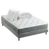 Image de Pack matelas Ressort 7 zones HYGGE + Sommier + couette + oreillers Fabriqué en France 160 x 200 cm, Sommier Gris chiné