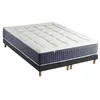 Image de Ensemble Matelas Ressort 7 zones + Mémoire de forme + Sommier KING STYLE Fabriqué en France 2x80 x 200 cm, Sommier Noir