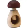 Image de Casse Noix Forme Champignon Bois Blanc