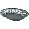 Image de Corbeille Pain Vintage Ovale Gris Givré 25x18cm
