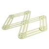 Image de Dessous de plat étirable en inox vanille 19x35 cm - Roger Orfevre - Blanc - Acier Inoxydable (inox)