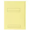 Image de Chemises dossier 2 rabats Fast 24 x 32 cm jaune pastel - Paquet de 50 - Oxford