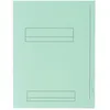 Image de Chemises dossier 2 rabats Fast 24 x 32 cm vert pastel - Paquet de 50 - Oxford