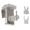 Image de Lot de 2 Supports à clipser MOBOIS CLIPVIT translucide façade chrome - 452000