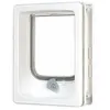 Image de Chatiere 4 positions avec tunnel - L20 x H25 cm - Pour porte bois, PVC, métal - Catwalk - Blanc