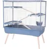 Image de Cage à lapin ZOLUX Néolife 100 RAB2 3 niveaux bleu 99 x 54 x 114 cm
