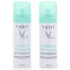 Image de Vichy, Déodorant, Lot de 2 Déodorants Anti-Transpirant 48H - 2 x 125 ml (Spray, 125 ml)