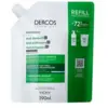 Image de Vichy Dercos Shampooing Traitant Anti-Pelliculaire Cheveux Normaux à Gras Recharge 390 ml