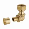 Image de Coude à glissement pour tube PER NOYON & THIEBAULT - Ø 12 mm à visser femelle écrou libre F1/2' (15x21) Bague en laiton - 3189-1512L1