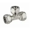 Image de Té égal à compression pour tube multicouche NOYON & THIEBAULT - Ø 16 mm - 3980-16L1