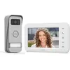 Image de Avidsen, Sonnette + interphone, Interphone-portier vidéo ELIA Kit complet filaire blanc, aluminium (Filaire)