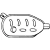 Image de Silencieux Avant Bosal 200-627