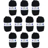 Image de 10 pelotes - 100% acrylique - Noir - 965 - 50g - 140m - DMC - Knitty 4 - Tricot