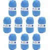 Image de 10 pelotes - 100% acrylique - Bleu - 969 - 50g - 140m - DMC - Knitty 4 - Tricot