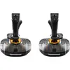 Image de Thrustmaster T.16000M Space Sim Duo Stick Joystick - simulateur vol PC - noir/orange
